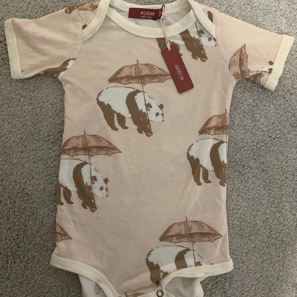 Milkbarn Panda Onesie